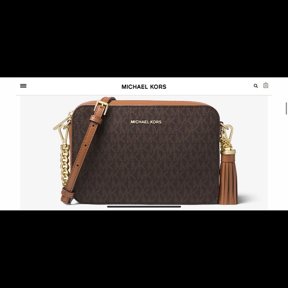 Michael Kors jet limited burgundy set crossbody + burgundy edition wristlet - Picture 4 of 7